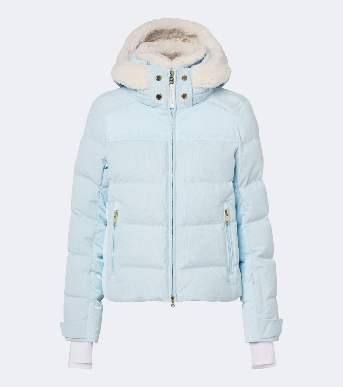 Bogner Minud shearling-trimmed down ski jacket
