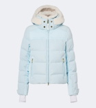 Bogner Minud shearling-trimmed down ski jacket