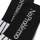 NoProblemo Men's Logo Socks in Black