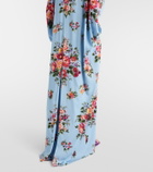 Dolce&Gabbana Floral silk-blend kaftan
