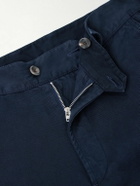 Drake's - HIM Straight-Leg Cotton-Twill Chinos - Blue