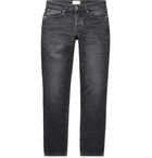 AMI - Washed-Denim Jeans - Black