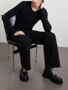 Rick Owens - Army Gabe Leather Boots - Black