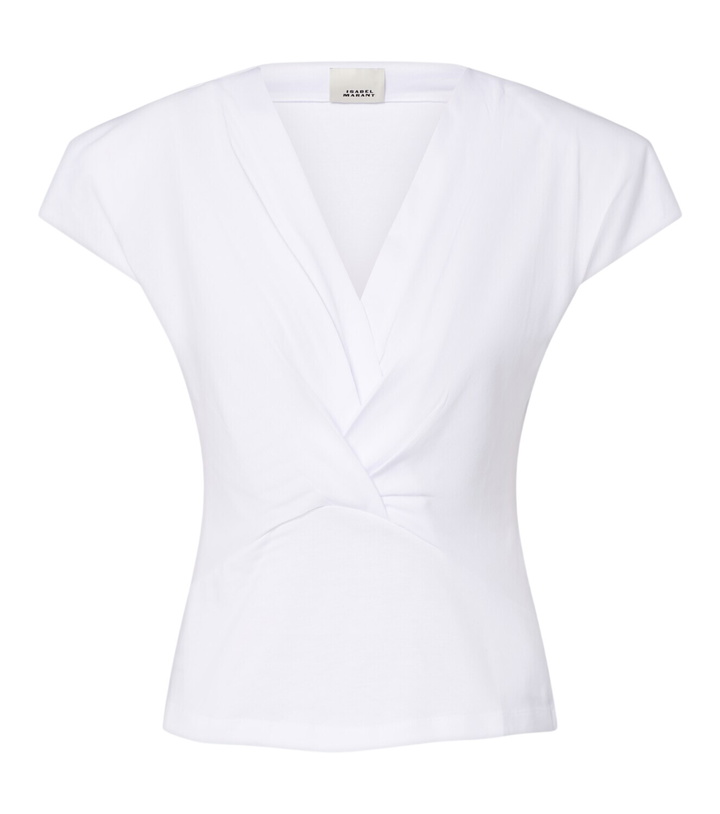 Photo: Isabel Marant Nadrine cotton jersey top