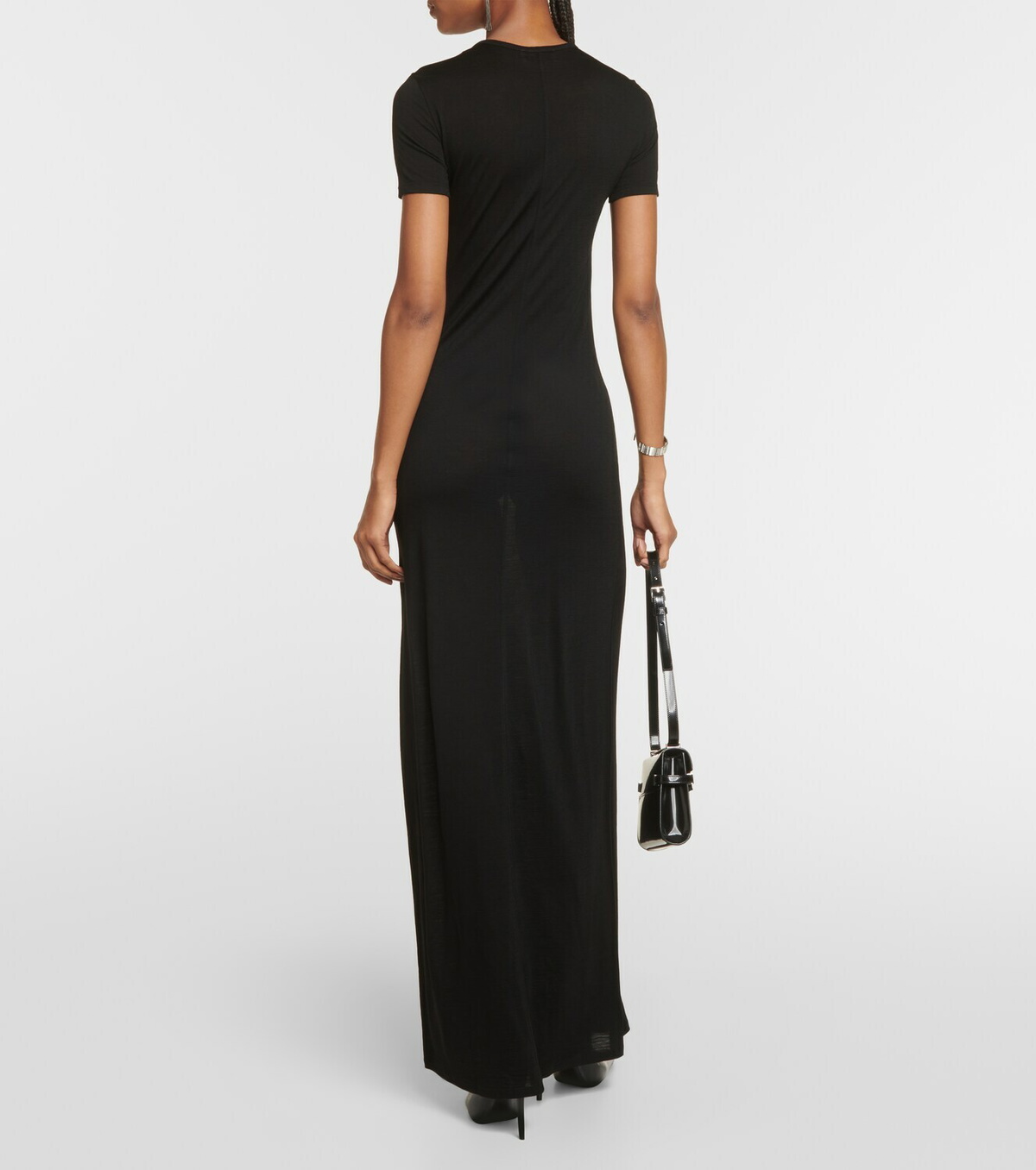 Saint Laurent Wool jersey T-shirt dress Saint Laurent