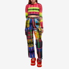 AGR Women's Tartan Denim Cargo Pant in Multi