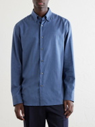 Brioni - Cotton-Poplin Shirt - Blue