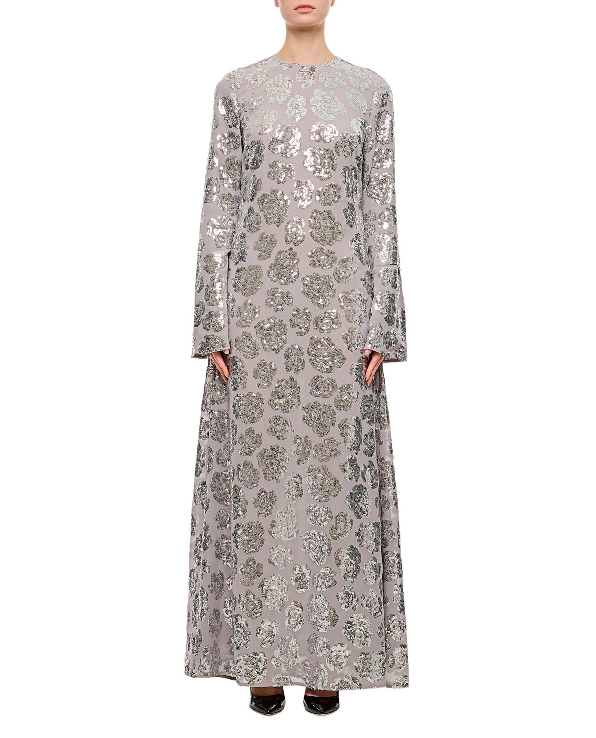 Rotate Floral embroidered mesh maxi dress ROTATE Birger