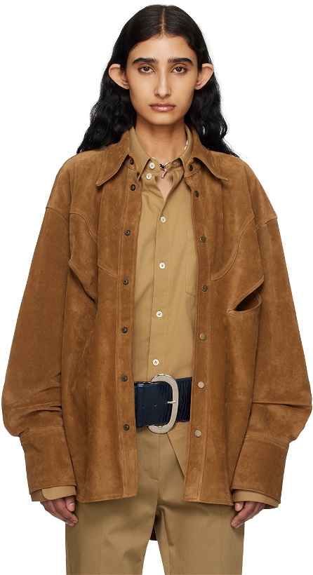 Photo: Commission Brown Western Suede Jacket