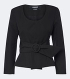 Jacquemus Miami belted virgin wool jacket