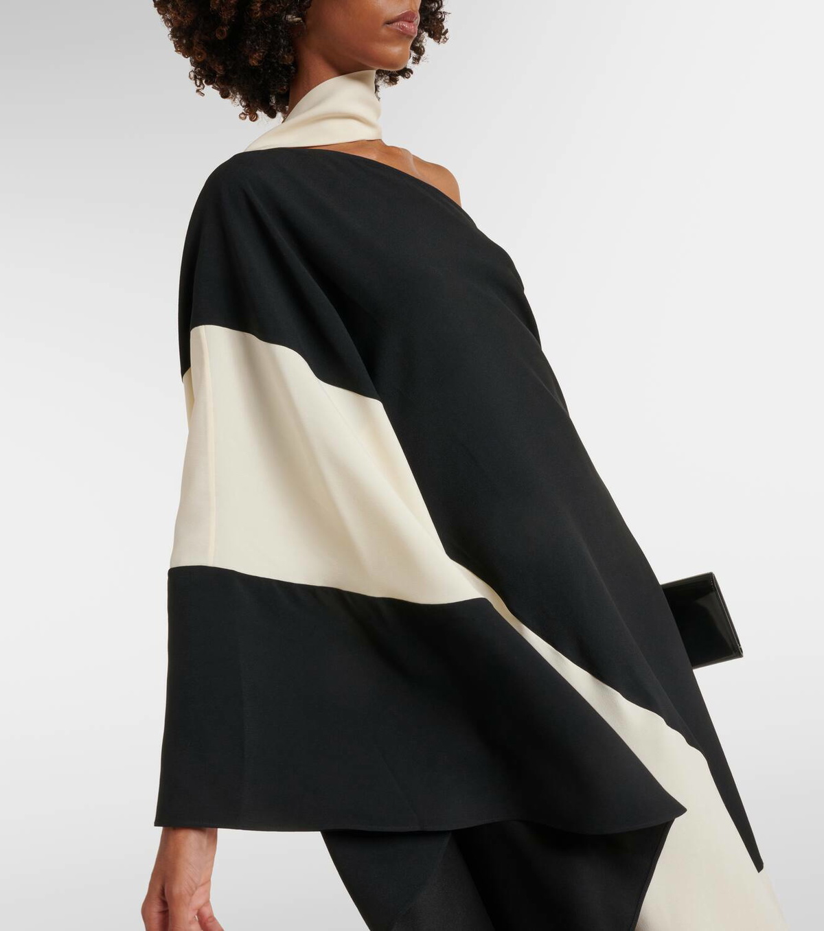 Taller Marmo Tirso scarf-detail intarsia cady gown
