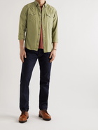 RRL - Buffalo Cotton Western Shirt - Green