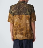 Dries Van Noten Printed bowling shirt