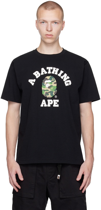 Photo: BAPE Black ABC Camo College 2020 T-Shirt