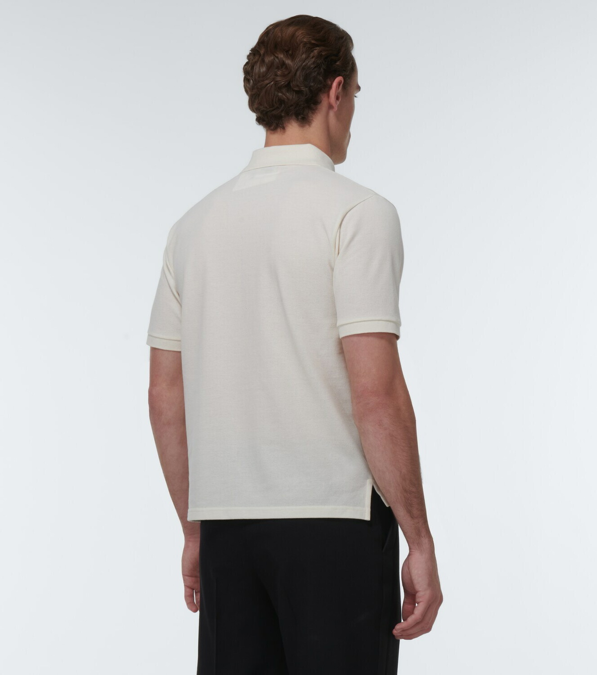 Saint Laurent - Cotton-blend piqué polo shirt Saint Laurent