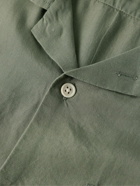 Corridor - Camp-Collar Lyocell Shirt - Green