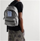 MCQ - Logo-Appliquéd Padded Wool Backpack - Gray