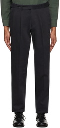 Ring Jacket Black Washed Cotton Twill Trousers
