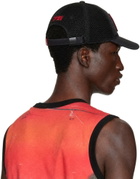 Diesel Black Logo Patch Baseball Cap