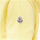 Moncler Men's Drawstring Logo Popover Hoody in Yellow