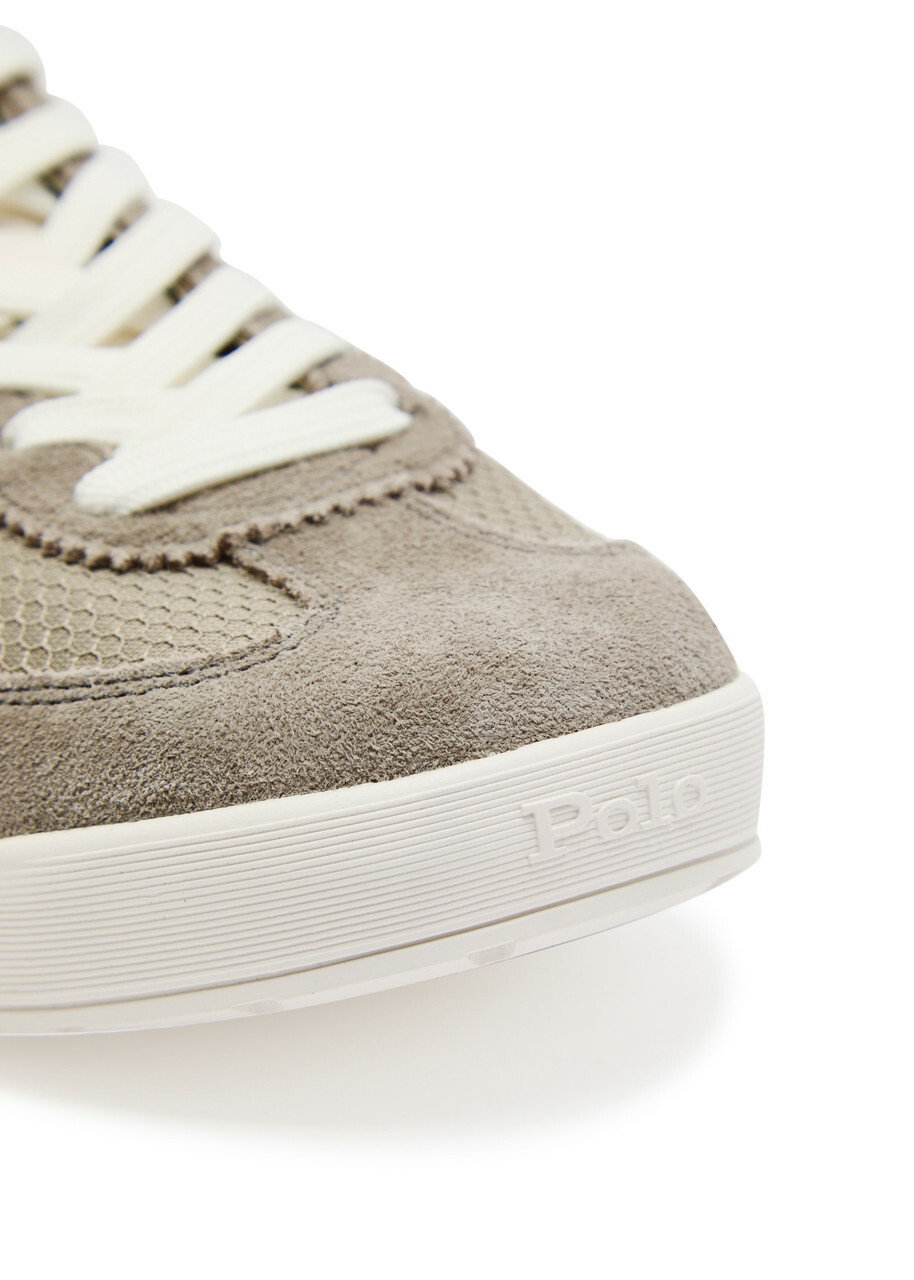 Polo Ralph Lauren Varick Panelled Mesh Sneakers Grey