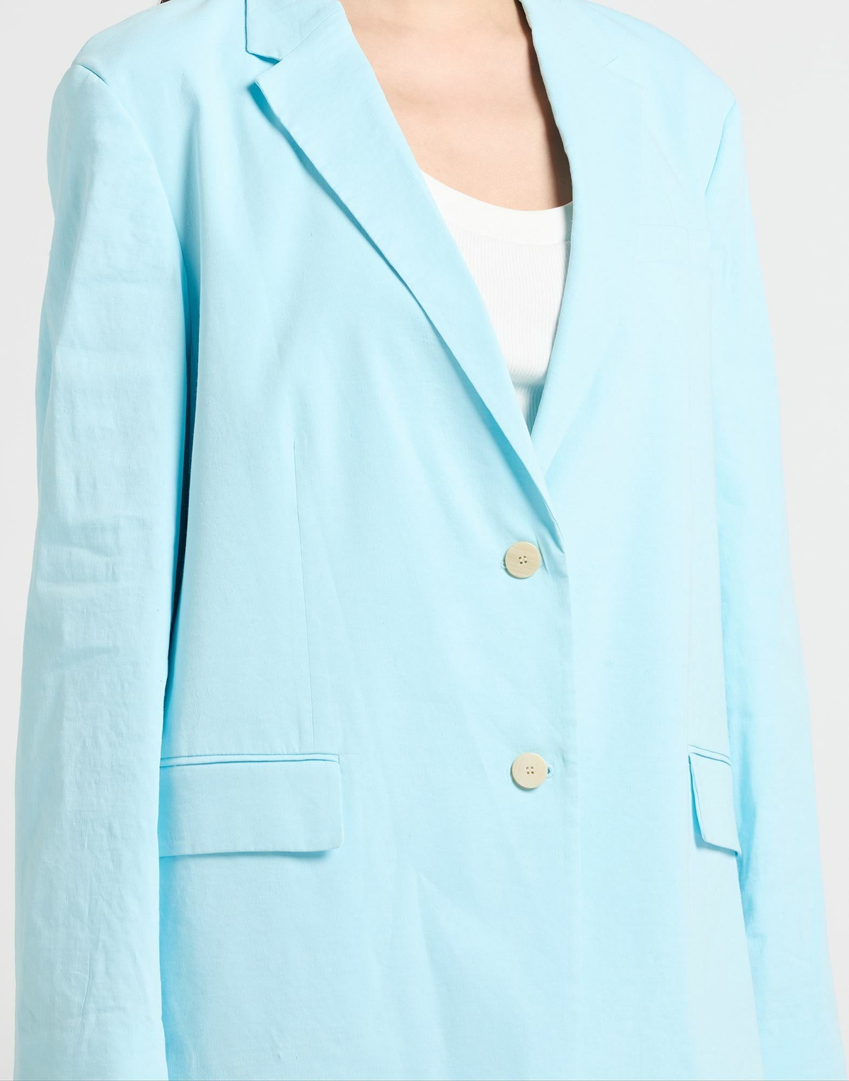 Theory Womens Blazer Light in Blue