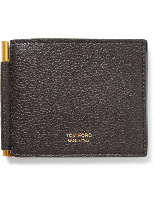Photo: TOM FORD - Full-Grain Leather Billfold Wallet with Money Clip