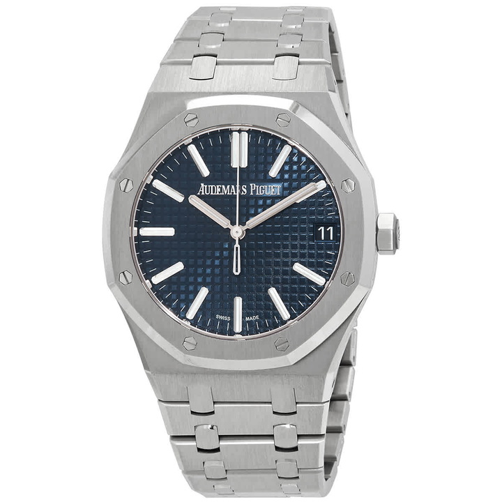 Photo: Audemars Piguet Royal Oak ''50th Anniversary'' Automatic Blue Dial Mens Watch 15510ST.OO.1320ST.01