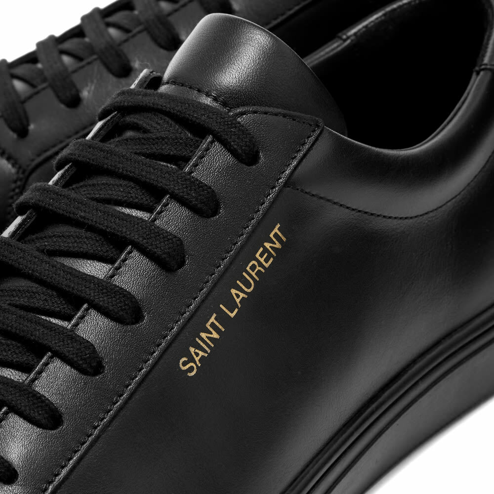 Saint Laurent Men's Andy Low Sneakers in Black Saint Laurent