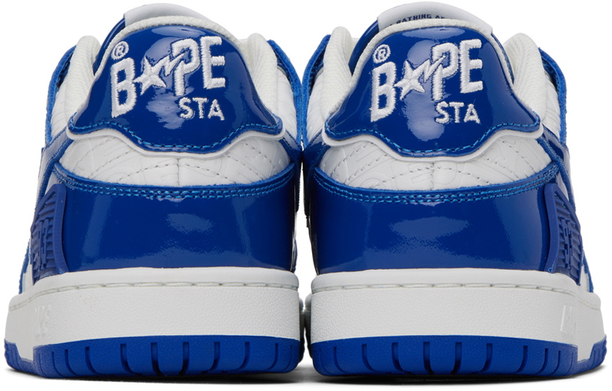 BAPE Blue & White SK8 STA #5 Sneakers A Bathing Ape