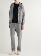 TOM FORD - Brushed Cashmere-Jersey Zip-Up Hoodie - Gray