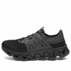 ON Men's Cloudswift Amp Sneaker in Black/Black