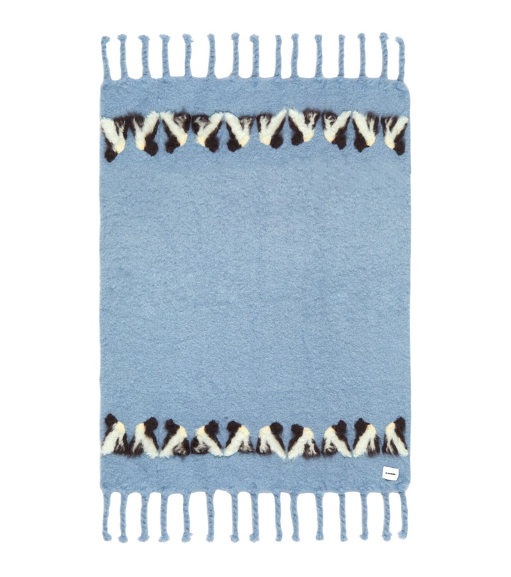 Photo: Jil Sander Mohair and wool-blend scarf