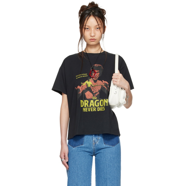 Photo: LU'U DAN BRUCE LEE x LỰU ĐẠN Black Athletic T-shirt