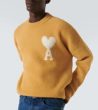 Ami Paris Alpaca and wool-blend sweater