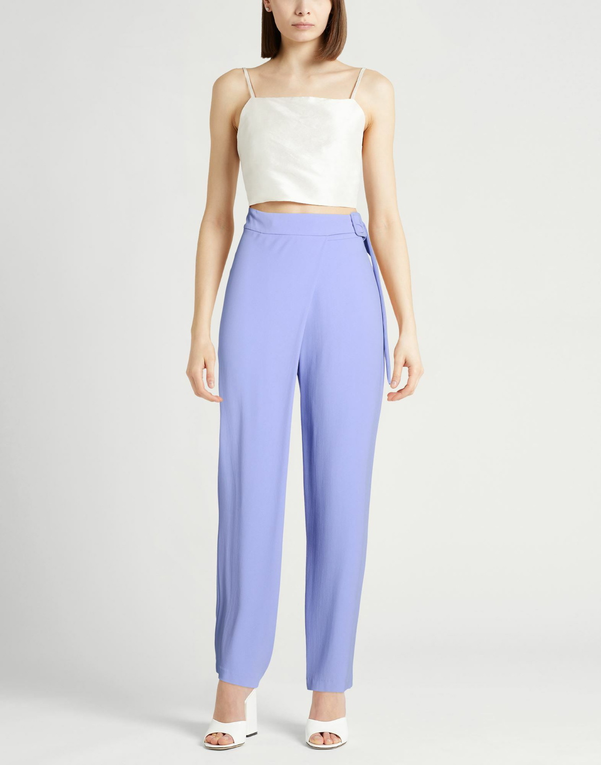 Erika Cavallini Womens Pants in Lilac