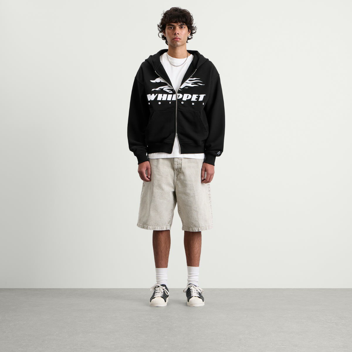 END. Whippet Hoodie in Black