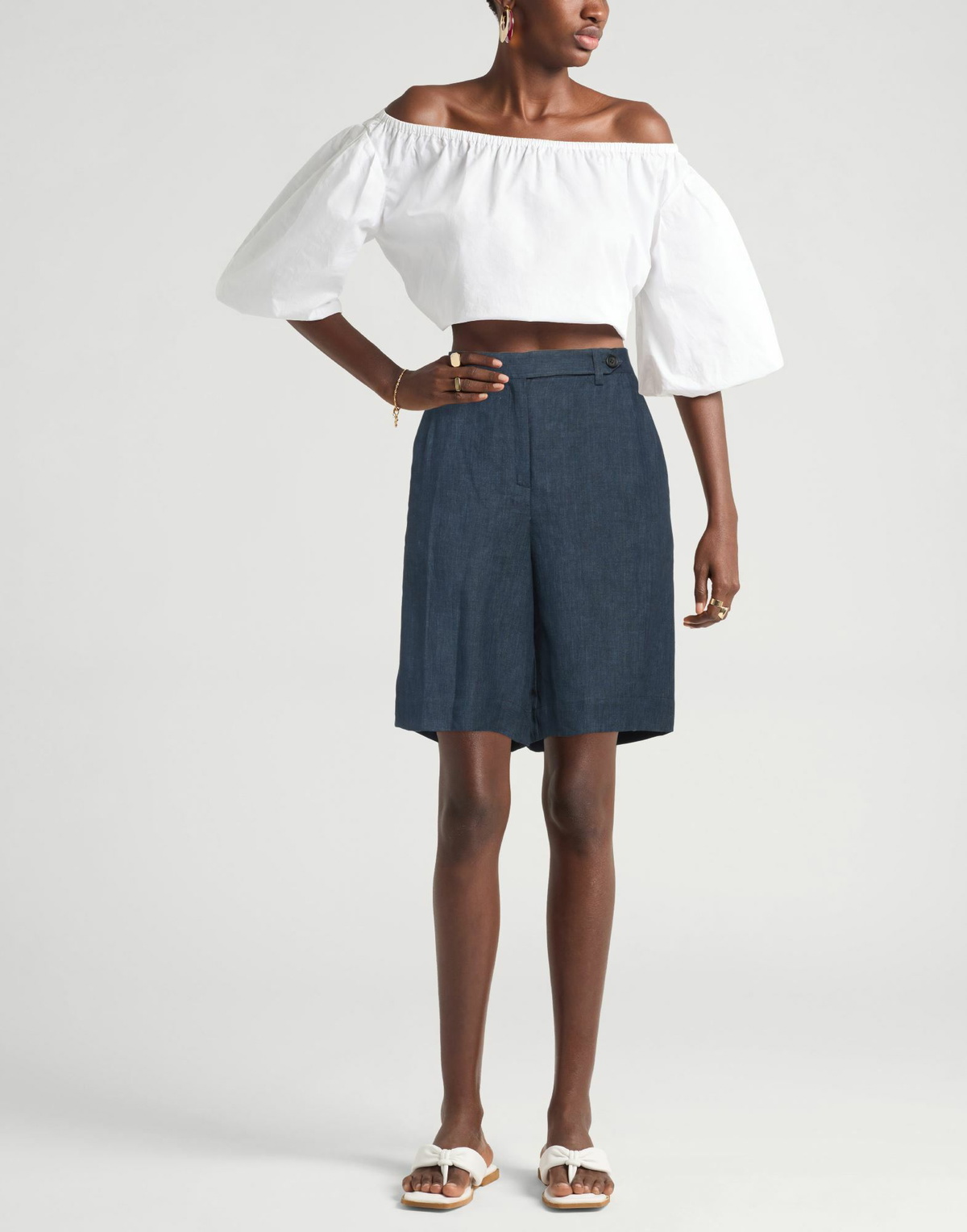 Massimo Alba Womens Shorts & Bermuda Shorts in Navy