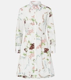 Erdem Floral cotton poplin shirt dress