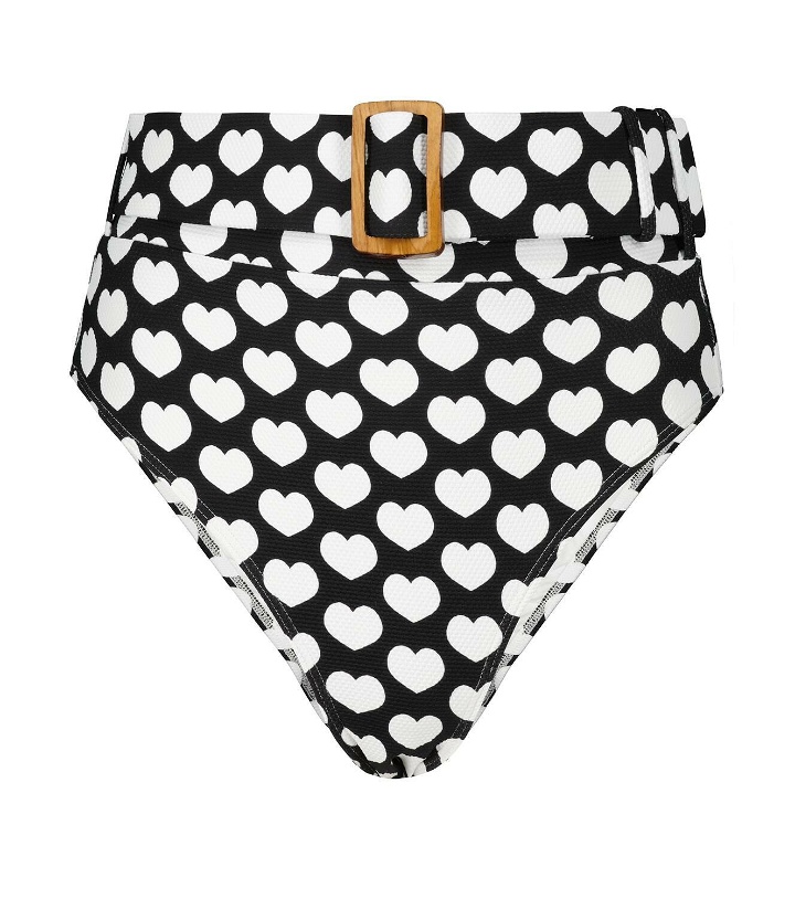 Photo: Alexandra Miro Ursula heart-print bikini bottoms