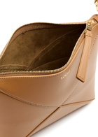 Loewe Puzzle Fold Leather Shoulder bag - Tan - One Size