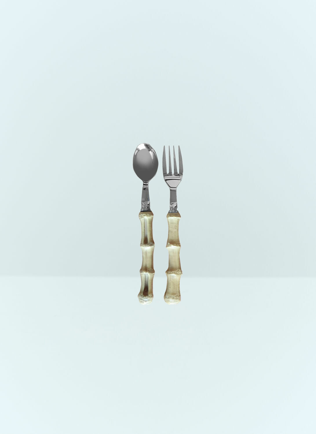 Les-Ottomans Set Of Five Bamboo Cutlery