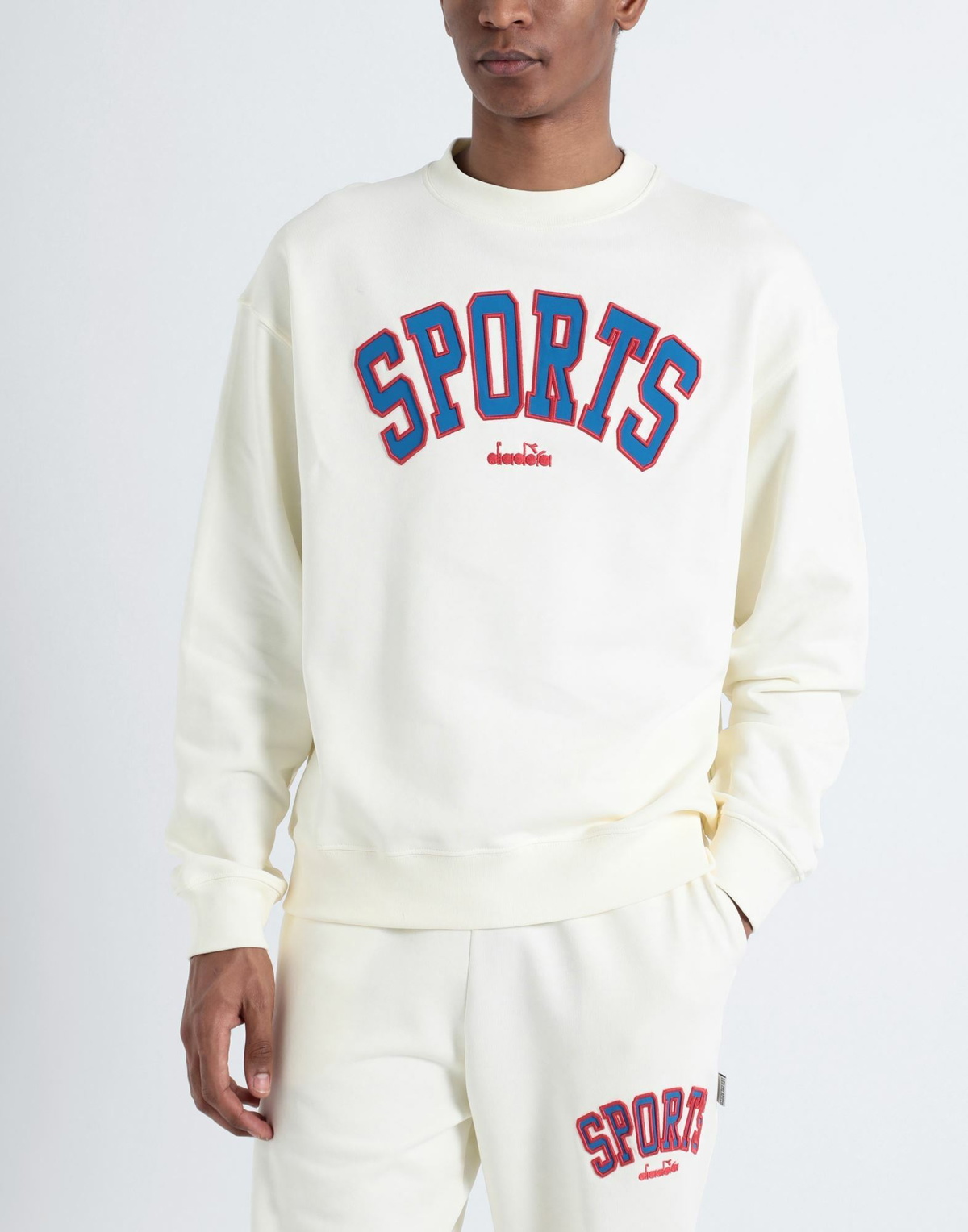 Diadora Sweatshirt Crew Legacy Mens Sweatshirt Ivory