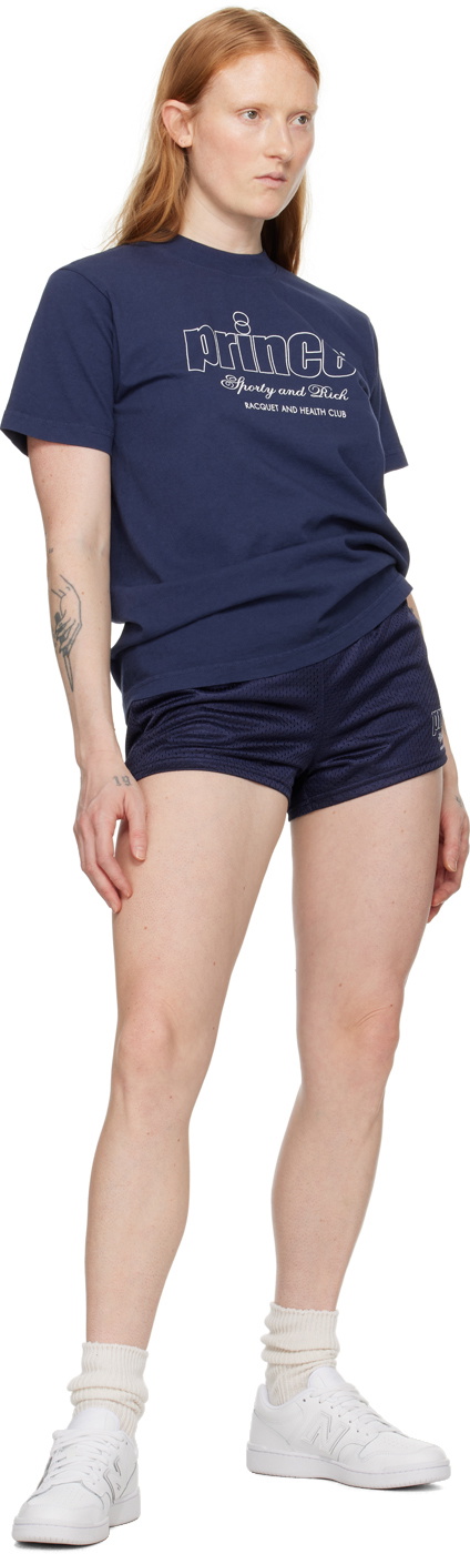 Sporty & Rich Navy Prince Edition T-Shirt