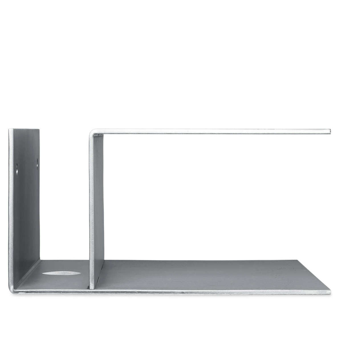 ferm LIVING Lager Bedside Table in Aluminium 