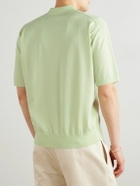 Auralee - Sea Island Cotton Polo Shirt - Green