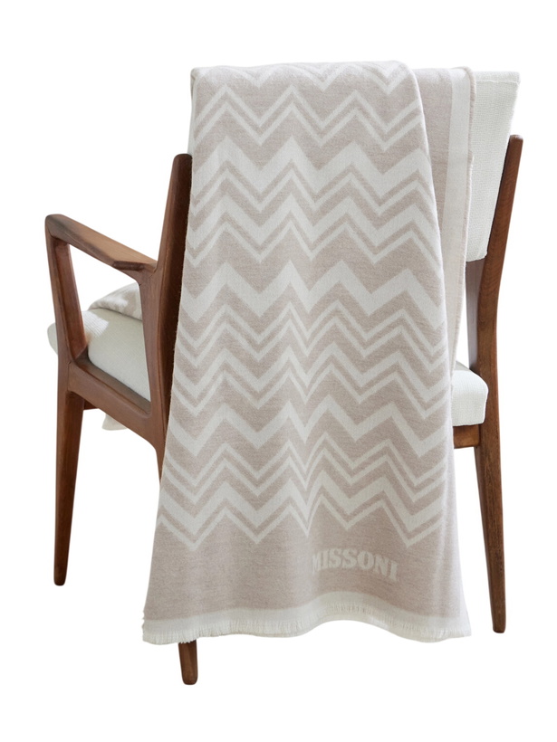 Photo: Missoni Home - Cortina Fringed Virgin Wool and Cashmere-Blend Jacquard Throw