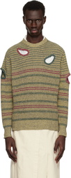 Toga Virilis Multicolor Hole Knit Sweater