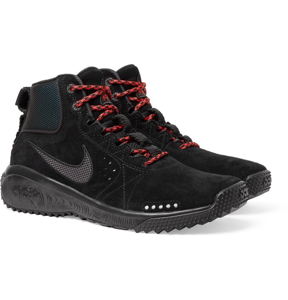 Nike - ACG Rest Suede and Mesh - Men - Black Nike