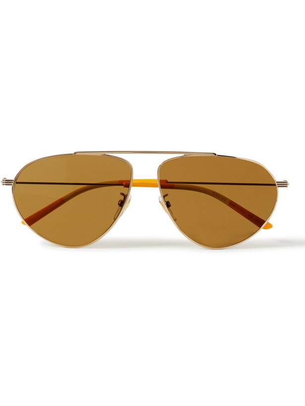 Photo: Gucci Eyewear - Aviator-Style Gold-Tone Sunglasses